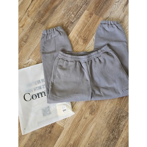 Comfrt Pants - Comfrt Daily Fleece Sweatpants Grey High Waisted Joggers XL Oversized Loungewear